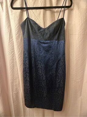 Cynthia Steffe Brocade Spaghetti Strap Sheath Dress